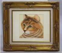 Original Artwork By Pamela Kierney Set In Gilt Frame