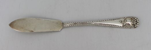 Edwardian Solid Silver Butter Knife