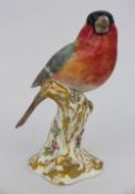 Royal Worcester Bullfinch 2662 Birds On Stumps