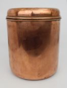 Vintage Revere Copper Lidded Barrel