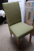4 Dining Chairs - Green