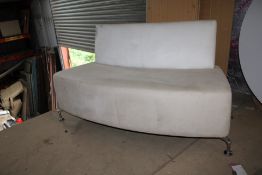 Orange Box Suede Sofa