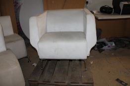 White Arm Chair