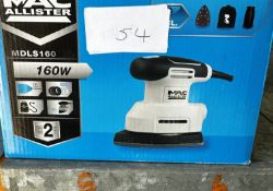 Mac Allister MDLS160 Sander. RRP £30 - Grade U