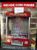 Global Gizmos Arcade Coin Pusher. RRP £30 - Grade U