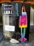 Global Gizmos Lava Lamp. RRP £20 - Grade U