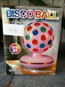 Global Gizmos Disco Ball. RRP £20 - Grade U
