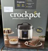 Crockpot 5.6L Multicooker. RRP £80 - Grade U