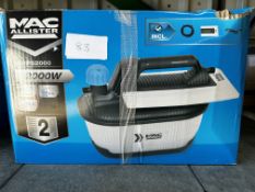 Mac Allister MWPS2000 Wall Paper Steamer. RRP £30 - Grade U