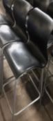 Black Bar Stools x 6