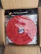 Large Box of Paper Lanterns
