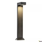 4x SLV Quadrasyl SL 75 Outdoor Path Light, Square, Anthracite, GX53, Max. 11W