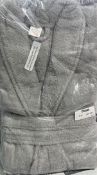 Luxury Bath Robe - Grey - Size S/M