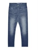 Lambretta Men's Chester Straight Fit Denim Jeans - Tinted Blue Size 36 RRP £60