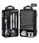 New Precision Screwdriver 115-In-1 Set Multifunctional Professional Repair Tool With 98pcs Magnet...