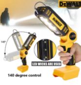 Dewalt Outdoor Lamp LED Work Light Portable Electric Torch Flashlight Camping Lighting Field Fish...