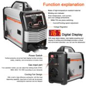 Multifunctional 4In1 MIG MMA MAG TIG-160C Inverter Welders Multipurpose Portable Electric Welder