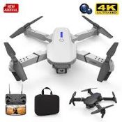 New E88Pro RC Drone 4K Professional With 1080P Wide Angle Dual HD Camera Foldable RRP £159.99