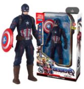 Anime Figure Marvel Captain America Children Toy For Kids Christmas Gift PVC Action Figure