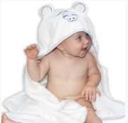 Organic Bamboo Hooded Baby Towel Ultra Soft, Thick & Extra Absorbent Baby Towels With Hood