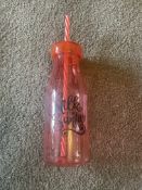 Christmas Milk For Santa Bottle and Straw