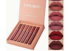 6PCS Waterproof Matte Lipstick Set For All Skin Types, Long-Lasting Vibrant Colours, Velvet Finis...