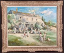Baron Michael D'Aguilar (1924-2011) Original Oil Painting