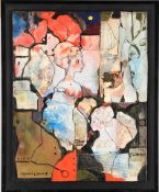 Original Mix Media Signed M. Zonner Semita