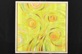 Original Framed Mixed Media Painting On Canvas By The Late Alex Jawdokimov.