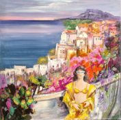 Original Oil On Canvas By Gera.