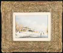 Original Oil On Panel By Van Den Hoeven