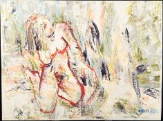 Striking Original Oil On Canvas By Yshi