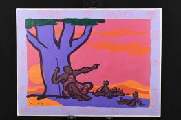 Original Oil On Canvas By Gerry Baptist