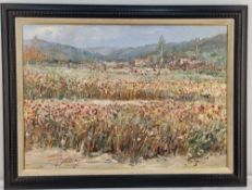 Original Framed Oil On Canvas By Canzanella (Italian)