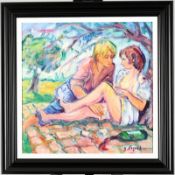 Original Oil on Canvas by Gerard Fagard (French 1938-2021)