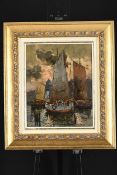 Framed Painting on Canvas by Perugino
