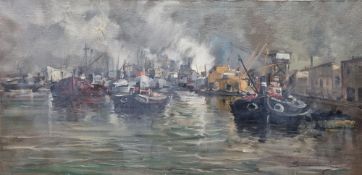 Arturo Bonanomi Original Oil on Canvas (Italian. 1920-2010)