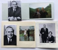 HAROLD WILSON original signatures.