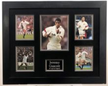 JEREMY GUSCOTT framed original signature presentation