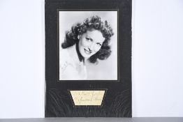 MAUREEN O'HARA Original signature