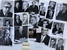 BRITISH POLITICS; original signatures.
