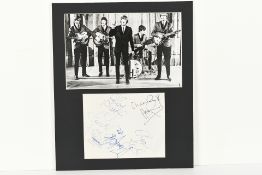 HERMAN'S HERMITS Original signatures