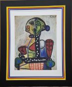 Pablo Picasso Limited Edition on Silk