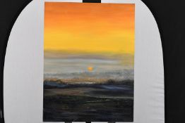 Original Painting of a Sunset by Baptist