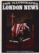 The Lying In State & Funeral Sir Winston Churchill Illustrated London News.
