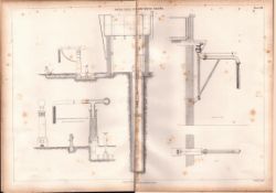 Steam Train Water Tank, Pumps & Water Cranes Antique Scarce Diagram-53.