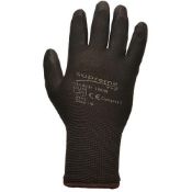 100 x Dalapro Dexterity Black Gloves Size Large