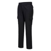 Portwest Stretch Combat Trousers Black 30/31