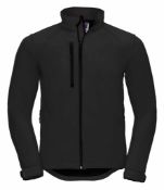 Russell Mens Soft Shell Jacket French Navy Size S