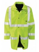 Black Knight Geraint Yellow Hi Vis Jacket Size 3XL